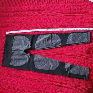 Leggings black and gray color, Size medium